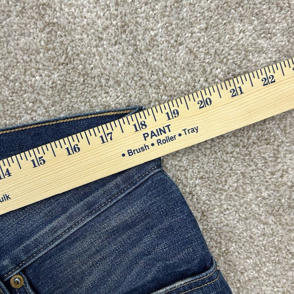 True Religion USA Straight Cut Blue Denim Jeans Men's Size 34 Hip Hop READ - Picture 8 of 13